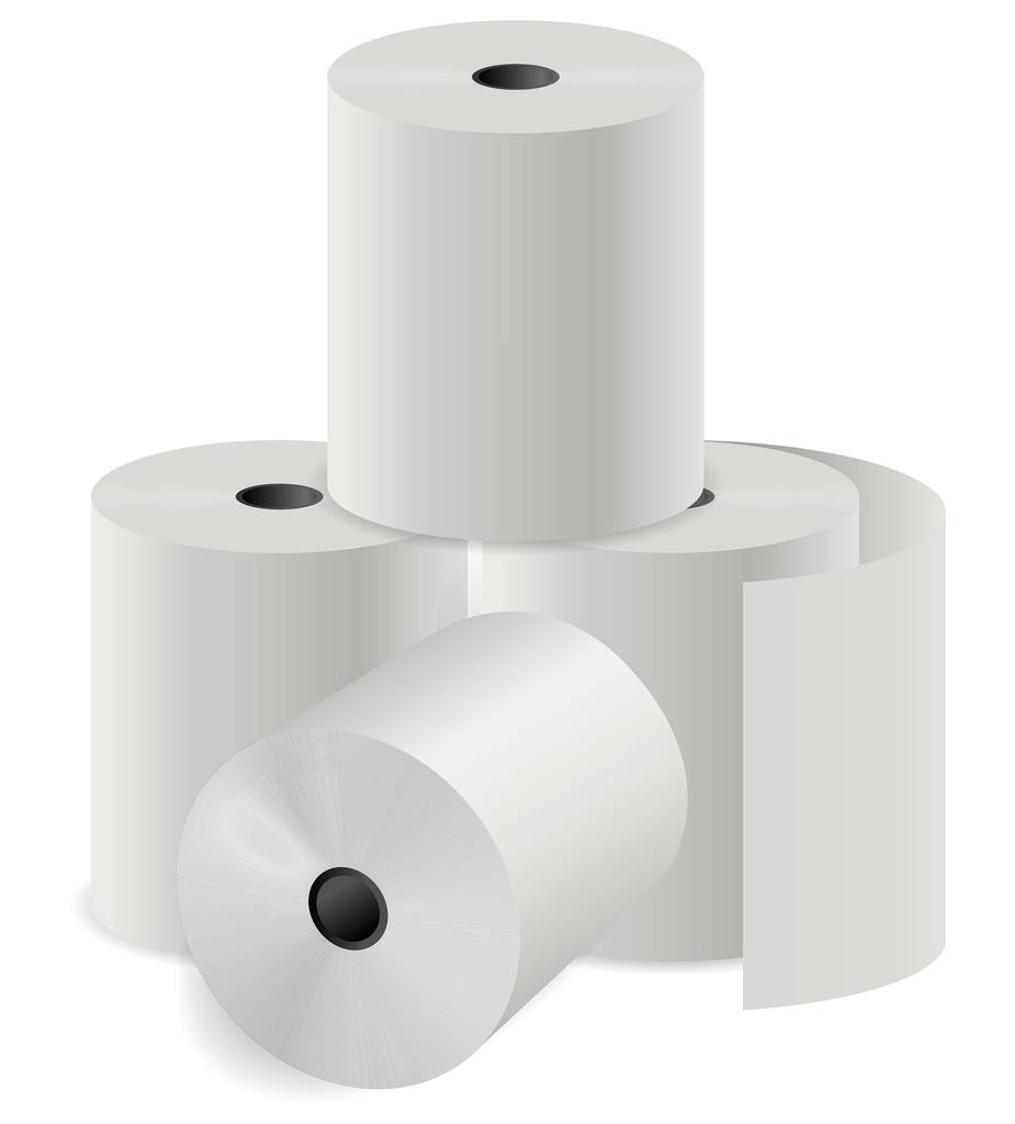 ROLLO DE PAPEL TERMICO DE 80X70MM CAJA DE 50 ROLLOS