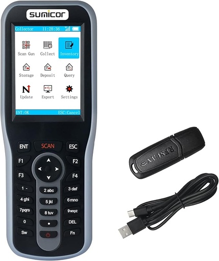 Colector de datos inalambrico para inventario